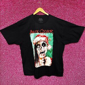 Alice Cooper Santa Claws is Coming to Town Xmas Album Tee 2X